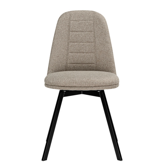 Стул Texas 2 латте поворотный / черный - фото 1