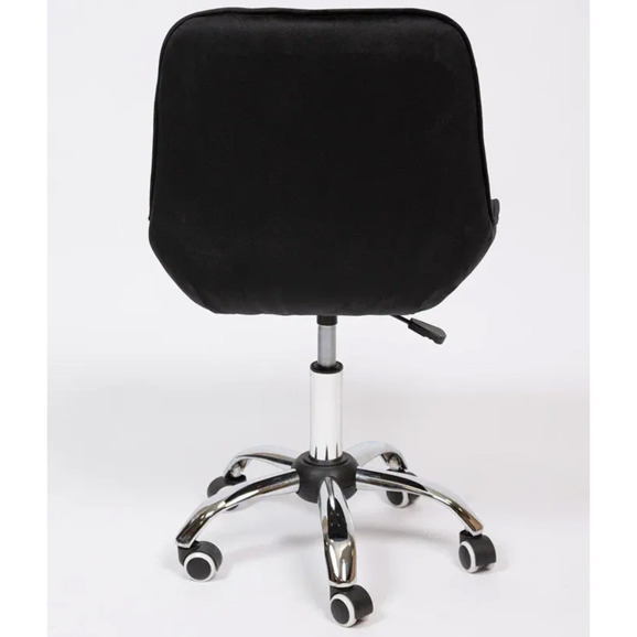 Стул Мускус, хром, черный, велюр - фото 5