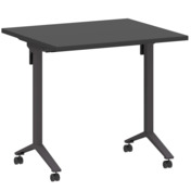 Фотография товара Стол мобильный складной графит, антрацит, 25 мм, 80*70 от компании ChiedoCover.