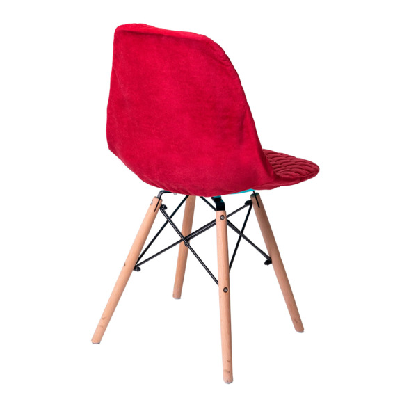 Чехол Е07 на стул Eames, красный - фото 2
