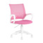 Настоящее фото товара Кресло офисное TopChairs ST-BASIC-W розовый крестовина пластик белый, произведённого компанией ChiedoCover