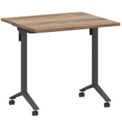 Фотография товара Стол мобильный складной дуб сафари, антрацит, 25 мм, 80*70 от компании ChiedoCover.