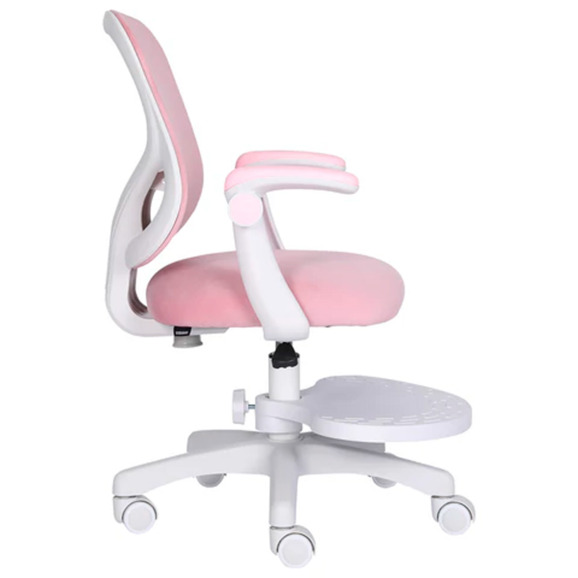 Кресло детское с подставкой для ног Харри, розовый - фото 9