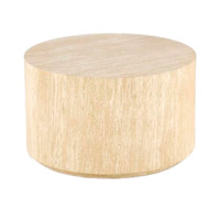 Фотография Стол журнальный Hub, травертин от производителя ChiedoCover, картинка продукции, реальное фото товара Настоящее фото товара Стол журнальный Hub, травертин, произведённого компанией ChiedoCover