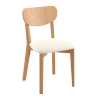 Настоящее фото товара Стул К2, дуб коньяк, букле вайт, произведённого компанией ChiedoCover