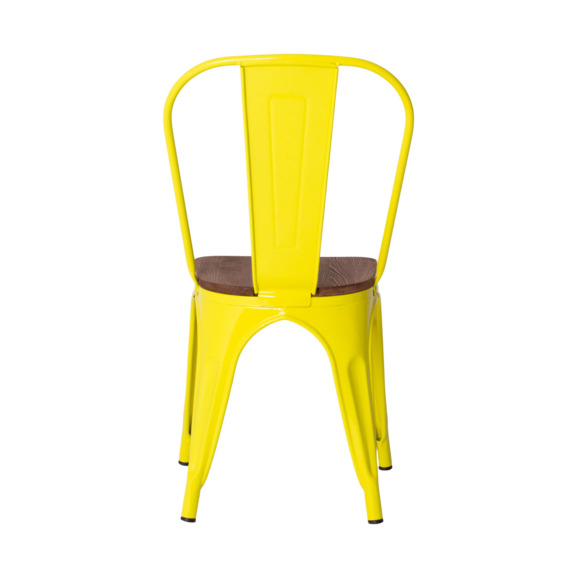 Стул Tolix Wood, желтый Стул Tolix Wood, желтый - фото 5