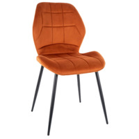 Настоящее фото товара Стул кухонный Poly, корица, черный, произведённого компанией ChiedoCover