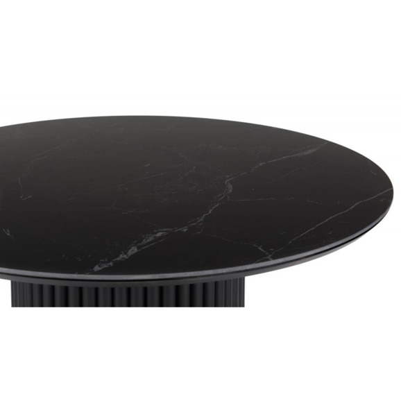 Керамический стол Барел 90 shakespeare black / черный Керамический стол Барел 90 shakespeare black / черный - фото 11