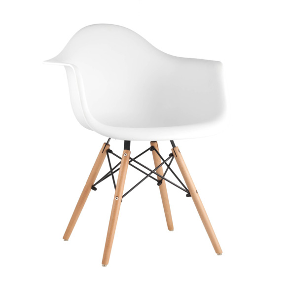 Стул Eames DAW белый - фото 1