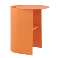 Фотография Столик журнальный Tasso, металл, оранжевый от производителя ChiedoCover, картинка продукции, реальное фото товара Настоящее фото товара Столик журнальный Tasso, металл, оранжевый, произведённого компанией ChiedoCover