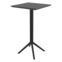 Настоящее фото товара Стол пластиковый барный складной Sky Folding Bar Table 60, черный, произведённого компанией ChiedoCover