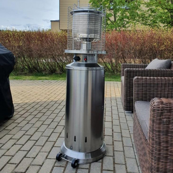 Уличный газовый обогреватель 13H Stainless steel - фото 4