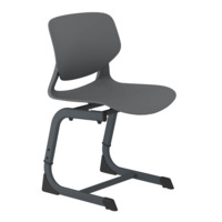 Фотография Стул Nolan, темно-серый, антрацит от производителя ChiedoCover, картинка продукции, реальное фото товара Настоящее фото товара Стул Nolan, темно-серый, антрацит, произведённого компанией ChiedoCover