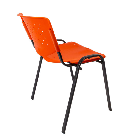Стул Изо, пластик, оранжевый - фото 3
