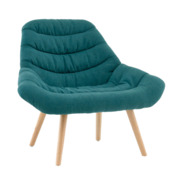 Фотография товара Кресло Олби Страйпс тёмно-бирюзовый от компании ChiedoCover.