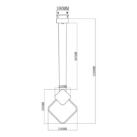 Светодиодный подвесной светильник V5024-3PL Store