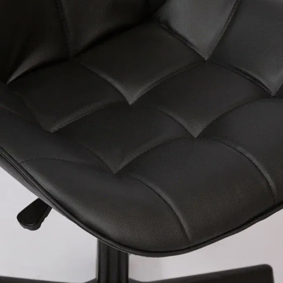 Стул Мускус, пластик, кожа, черный - фото 7