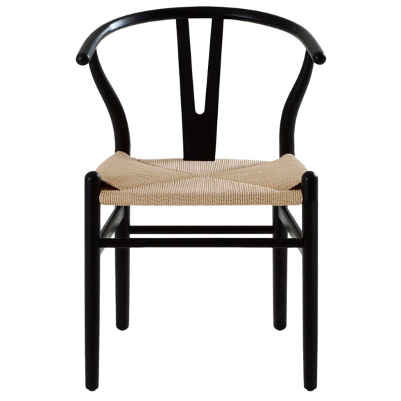 Стул Monk stick, черный, бежевый - фото 2