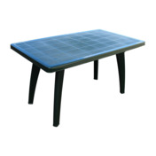 Фотография товара Стол пластиковый Sun, прямоугольный, зеленый от компании ChiedoCover.