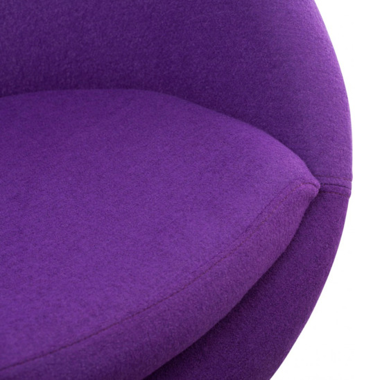 Дизайнерское кресло фиолетовое - фото 3