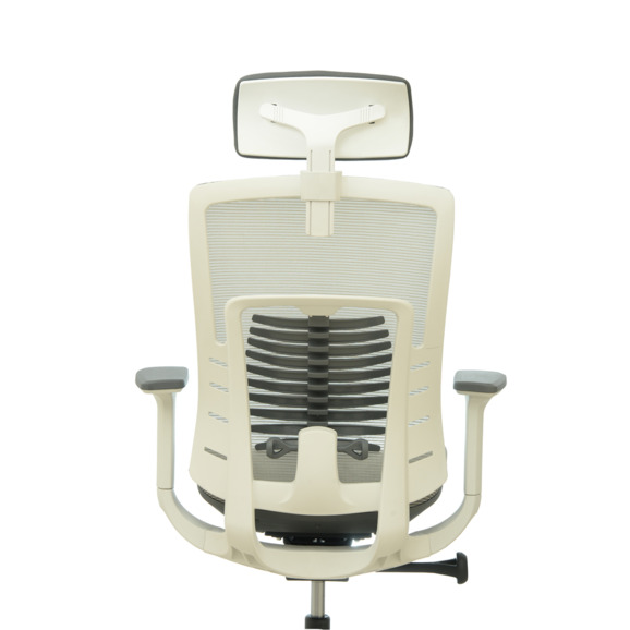 Офисное поворотное кресло Sparx ft-1 raze plus white / grey, mesh, светло-серый - фото 4