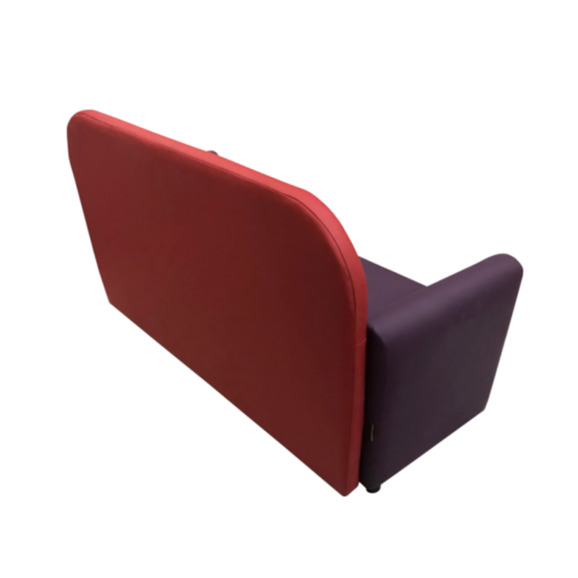 Диван Мавли двухместный, экокожа пегасо, фиолетово-розовый - фото 5