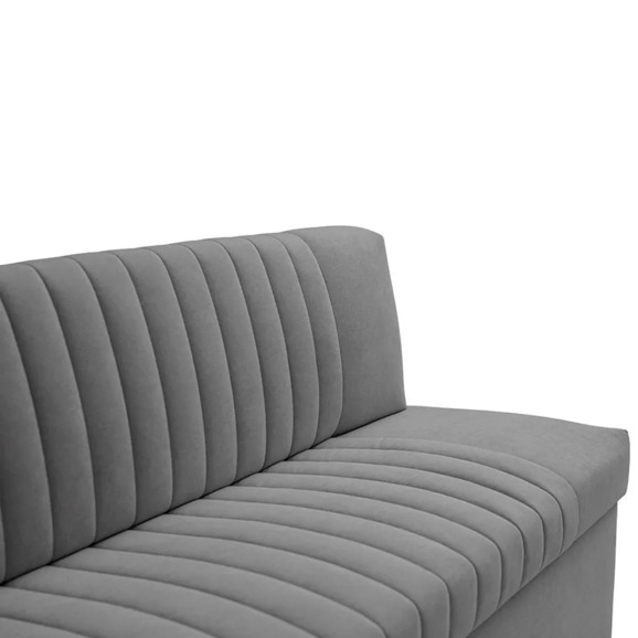 Диван для кухни Итан 183, серый - фото 4