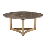 Фотография товара Журнальный столик Кассия 90*90 см темная керамика от компании ChiedoCover.