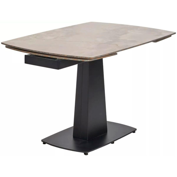 Стол BALDE GLOSS AMBER JADE SOLID CERAMIC / BLACK,  - фото 1