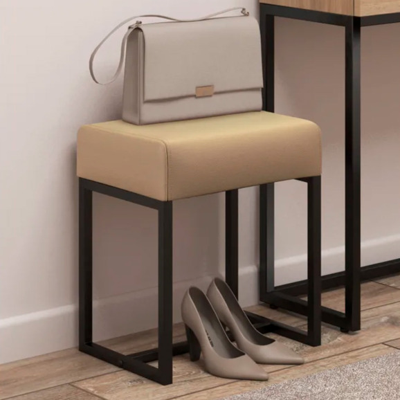 Пуф Номик, экокожа, санд - фото 2