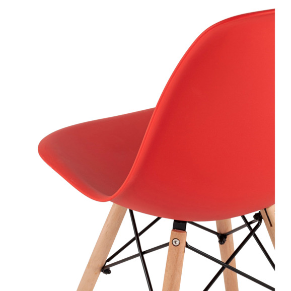 Стул Eames DSW красный - фото 6