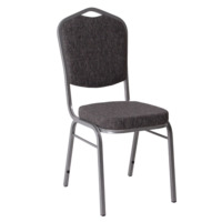 Настоящее фото товара Стул Хит 20, рогожка Меланж 928, каркас серебро, произведённого компанией ChiedoCover