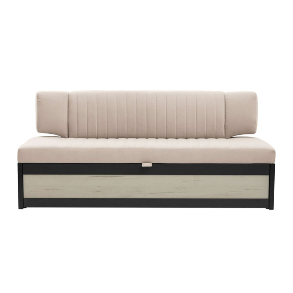 Диван для кухни Оттион 174 дуб крафт белый, бежевый - фото 2