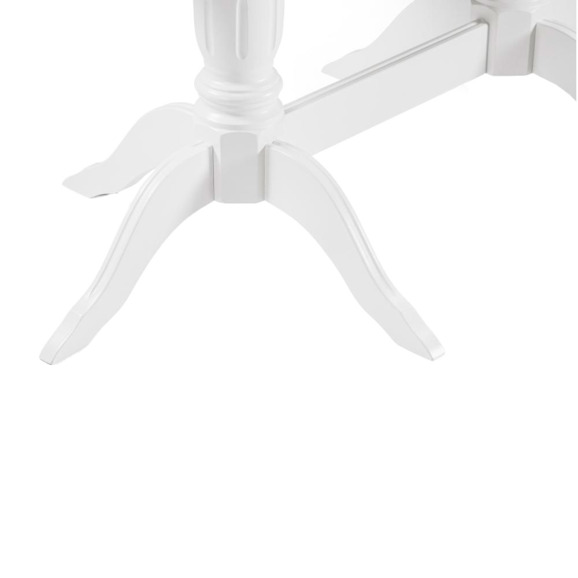 Деревянный стол Эритрин овальный белый - фото 7