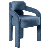 Настоящее фото товара Стул Avella, голубой, произведённого компанией ChiedoCover