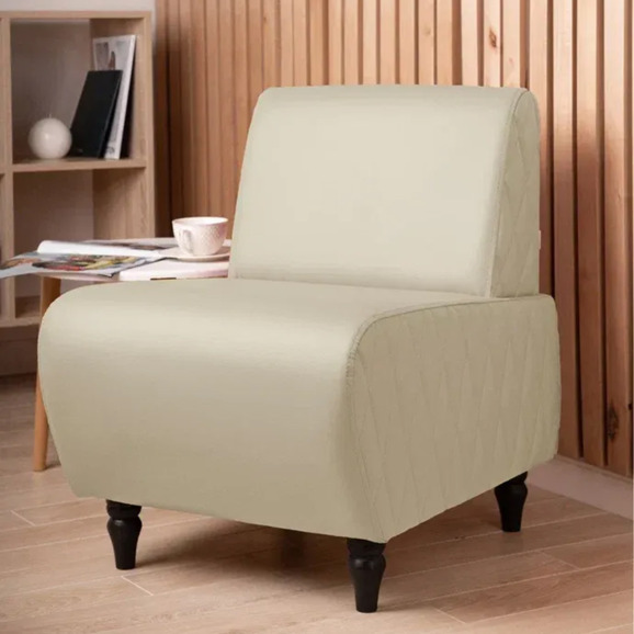 Кресло Лотик экокожа, кремовый Кресло Лотик экокожа, кремовый - фото 5