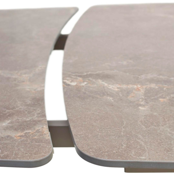 Стол RIVOLI 140 MATT LATTE STONE SOLID CERAMIC / TAUPE - фото 10