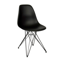 Фотография Стул Eames M ЧЁРНЫЙ от производителя ChiedoCover, картинка продукции, реальное фото товара Настоящее фото товара Стул Eames M ЧЁРНЫЙ, произведённого компанией ChiedoCover