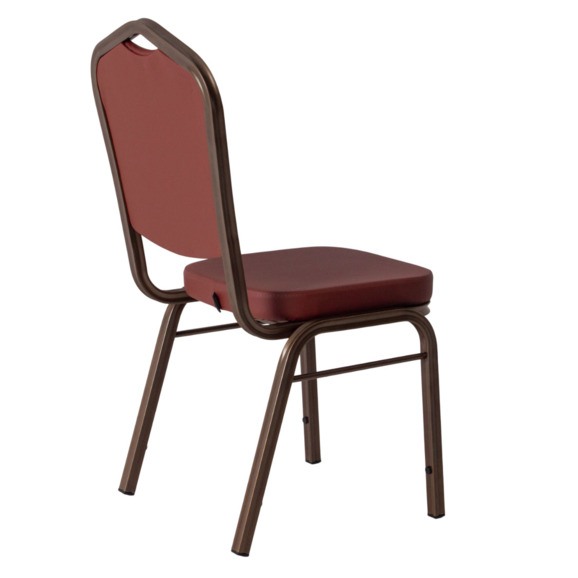 Стул Хит 25, кожзам Нитро Тан, каркас бронза - фото 7