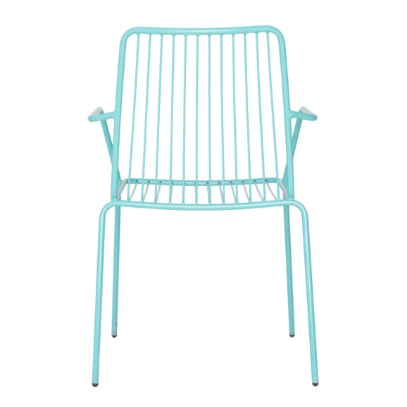 Стул Лион с подлокотниками, бирюзовый RAL 6027 Стул Лион с подлокотниками, бирюзовый RAL 6027 - фото 5