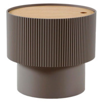 Фотография Столик журнальный Imono, серый от производителя ChiedoCover, картинка продукции, реальное фото товара Настоящее фото товара Столик журнальный Imono, серый, произведённого компанией ChiedoCover