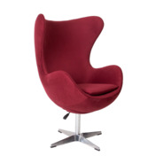 Фотография товара Кресло Egg chair, велюр Velutto 63, металлическая опора  от компании ChiedoCover.