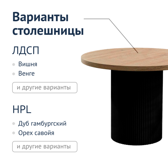 Стол Фуд-корт Пластик, D1200 - фото 2