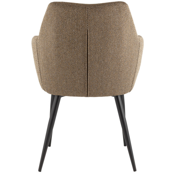 Стул обеденный Katys, оливково-бежевый, елочка - фото 4