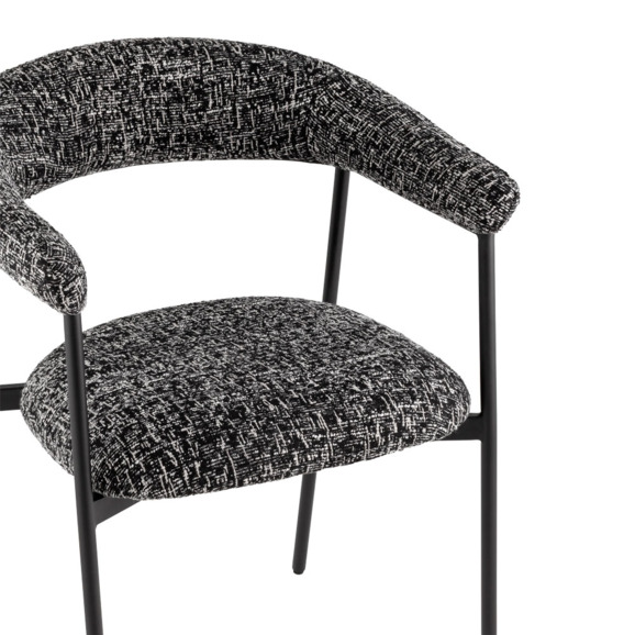 Стул обеденный Toko, черно-белый Стул обеденный Toko, черно-белый - фото 6