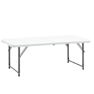 Фотография товара Стол Кейт 120 складной с регулировкой высоты, белый