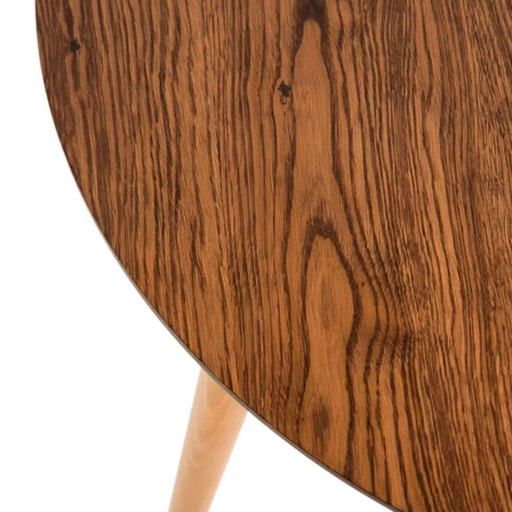 Стол коричневый, круглый Стол коричневый, круглый - фото 4