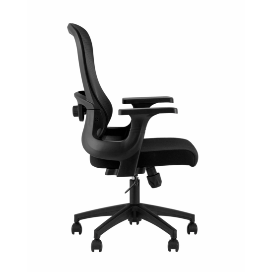 Кресло офисное TopChairs Petal, черный - фото 3