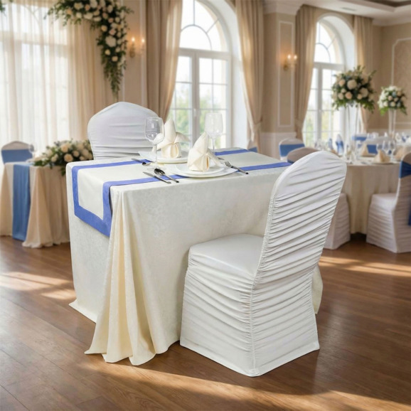 Комплект мебели и текстиля на 2 персоны, бежевый, голубой Комплект мебели и текстиля на 2 персоны, бежевый, голубой - фото 2