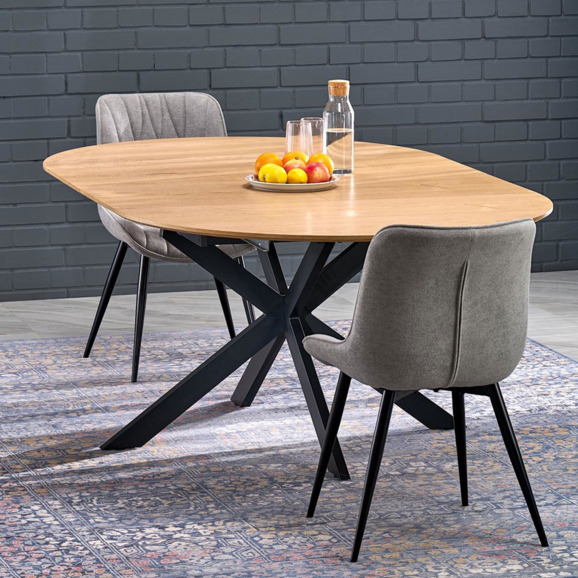 Стол обеденный Opulence, раскладной, черный - фото 4